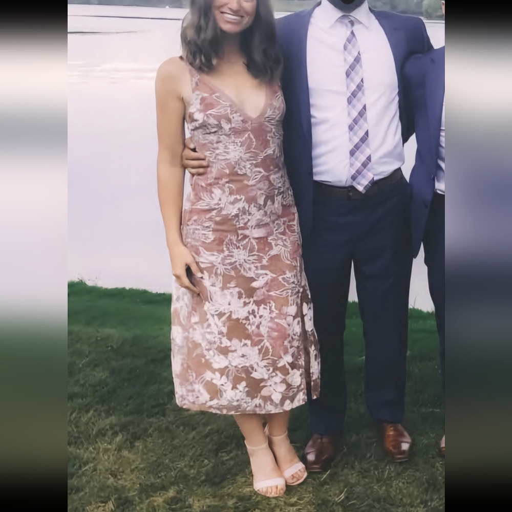 Lulus Botanical Midi Dress